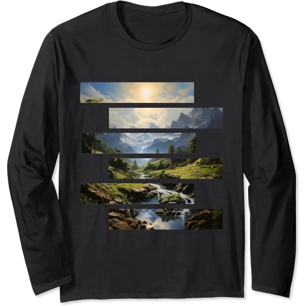 Riverside Harmony Long Sleeve T-Shirt - Black / Adult