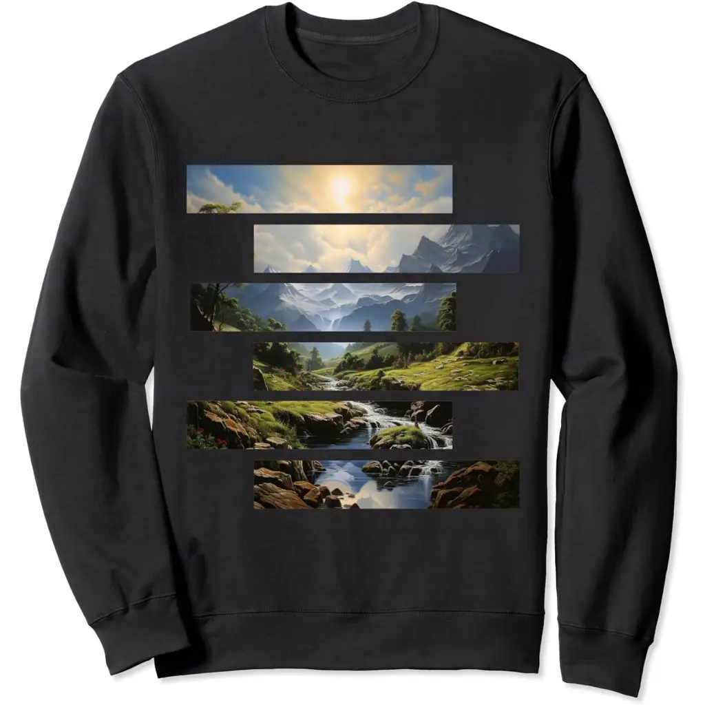 Riverside Harmony Sweatshirt - Black / Adult Unisex / Small