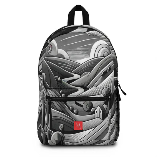 Rolling Hills and Whimsical Skies Backpack One size Bags
