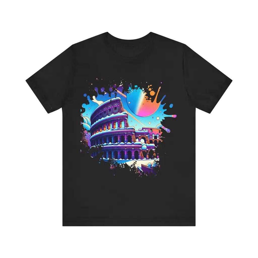 Roman Reverberations under a Pastel Sphere Jersey Short