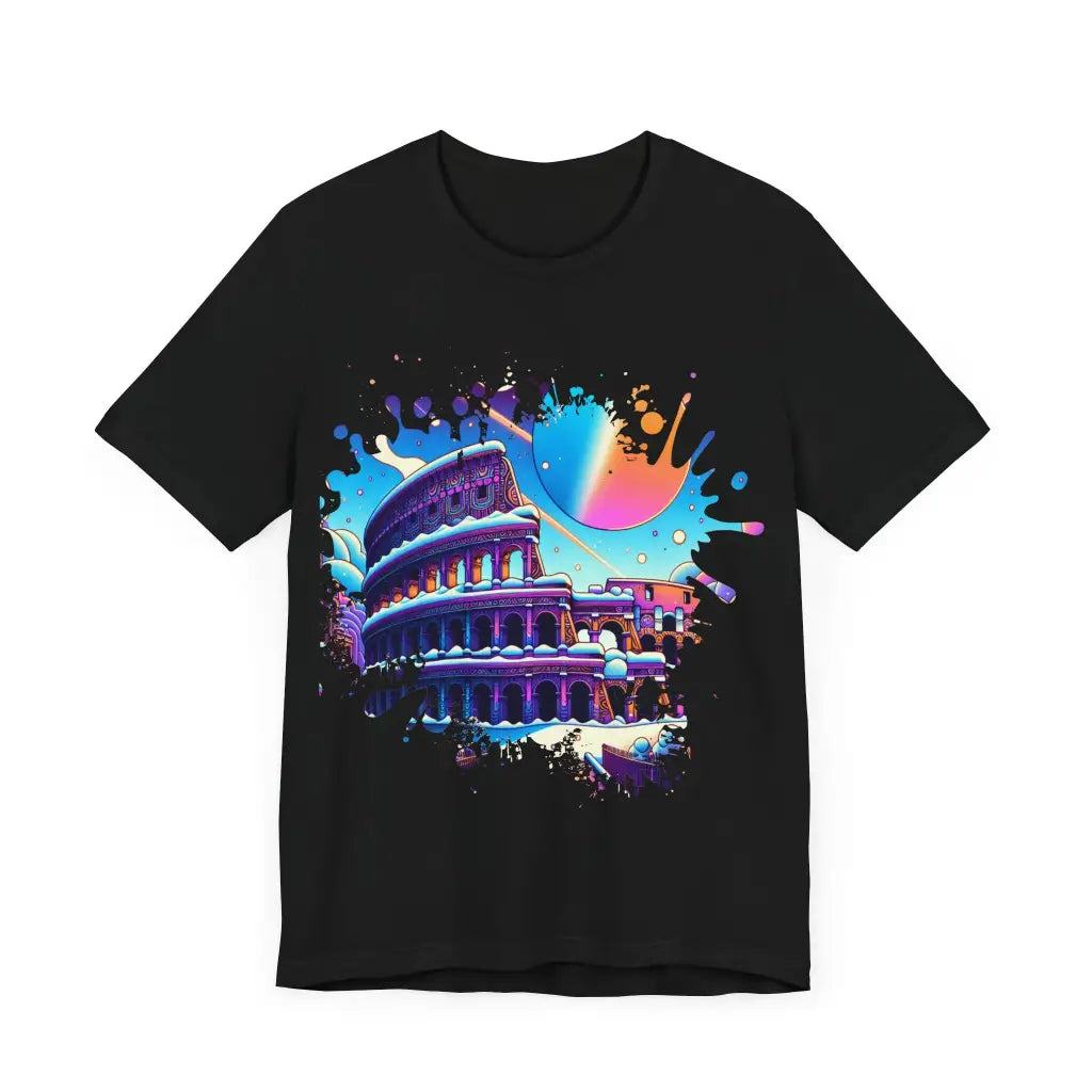 Roman Reverberations under a Pastel Sphere Jersey Short