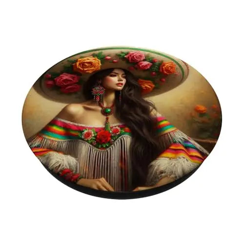 Rosa Mexicana: Elegance and Tradition PopSockets Swappable