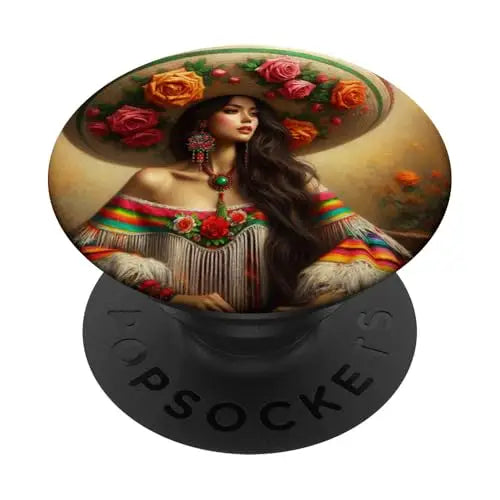 Rosa Mexicana: Elegance and Tradition PopSockets Swappable