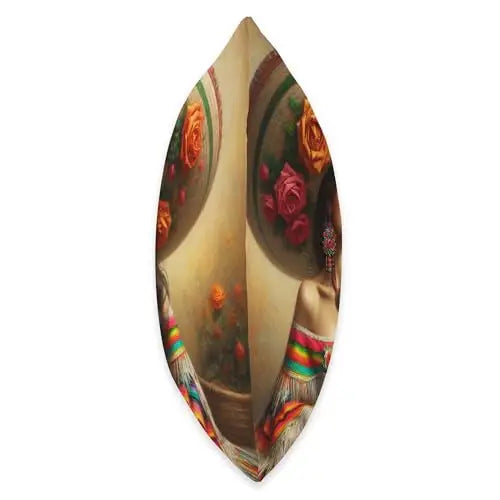 Rosa Mexicana: Elegance and Tradition Throw Pillow Home