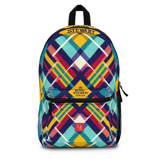 Royal Stewart Tartan Geometry Backpack One size Bags