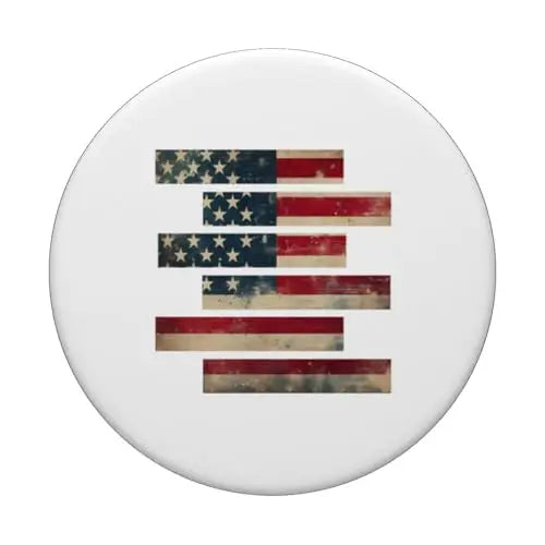 Rustic Timeless Patriotic Threads of Stripes and Patriotism