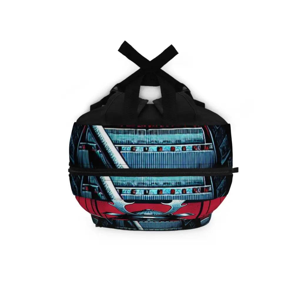 Samurai in Digital Realm Backpack One size Bags