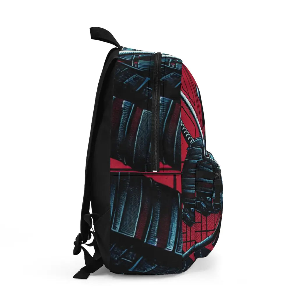 Samurai in Digital Realm Backpack One size Bags