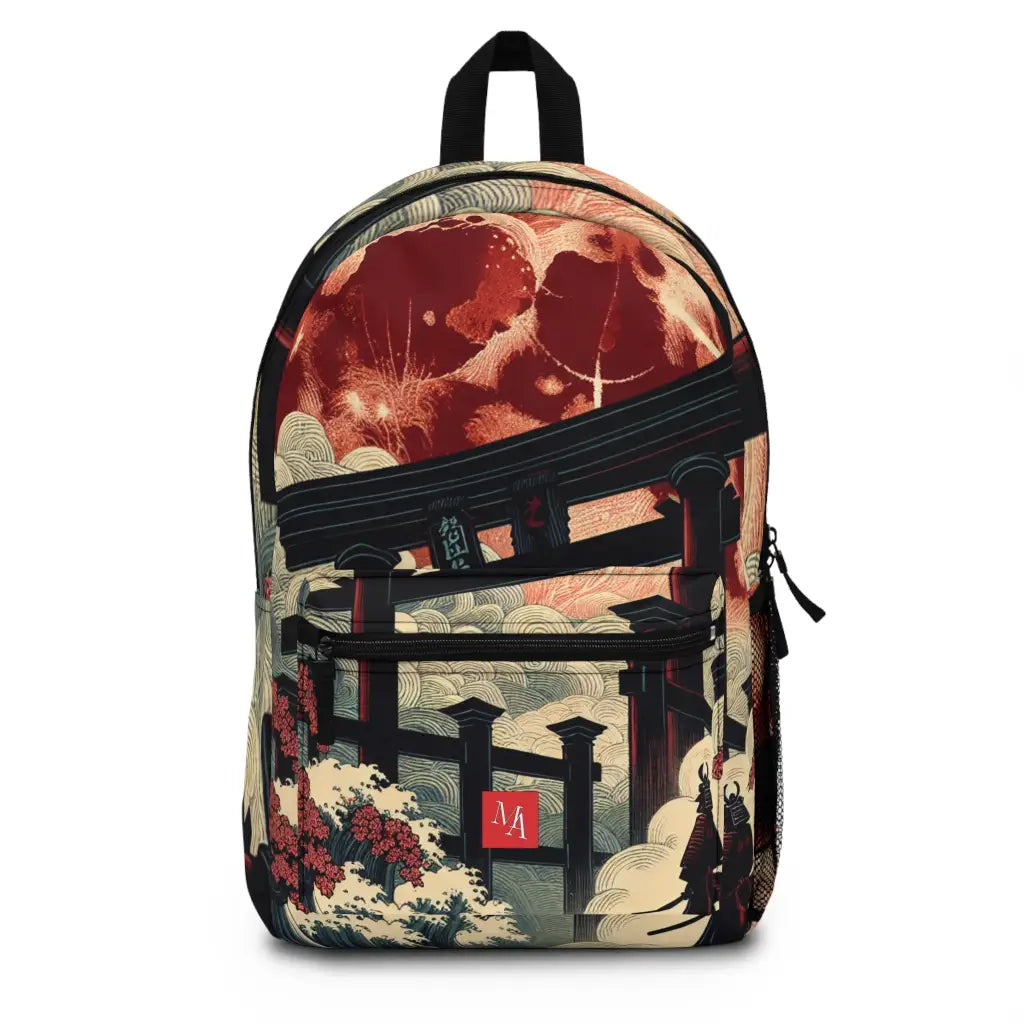 Samurai under the Vast Moon Backpack One size Bags