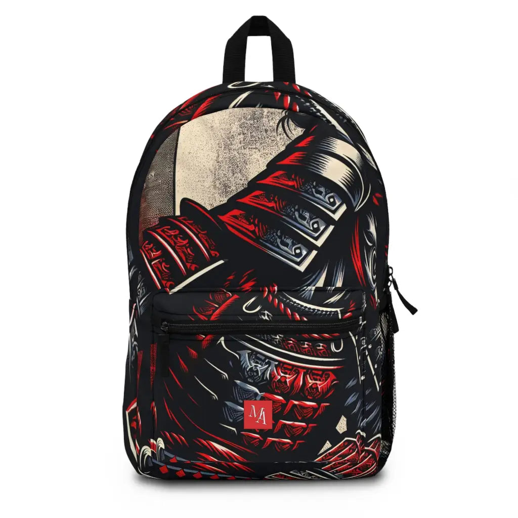 Samurai Warrior in Armor Backpack One size Bags