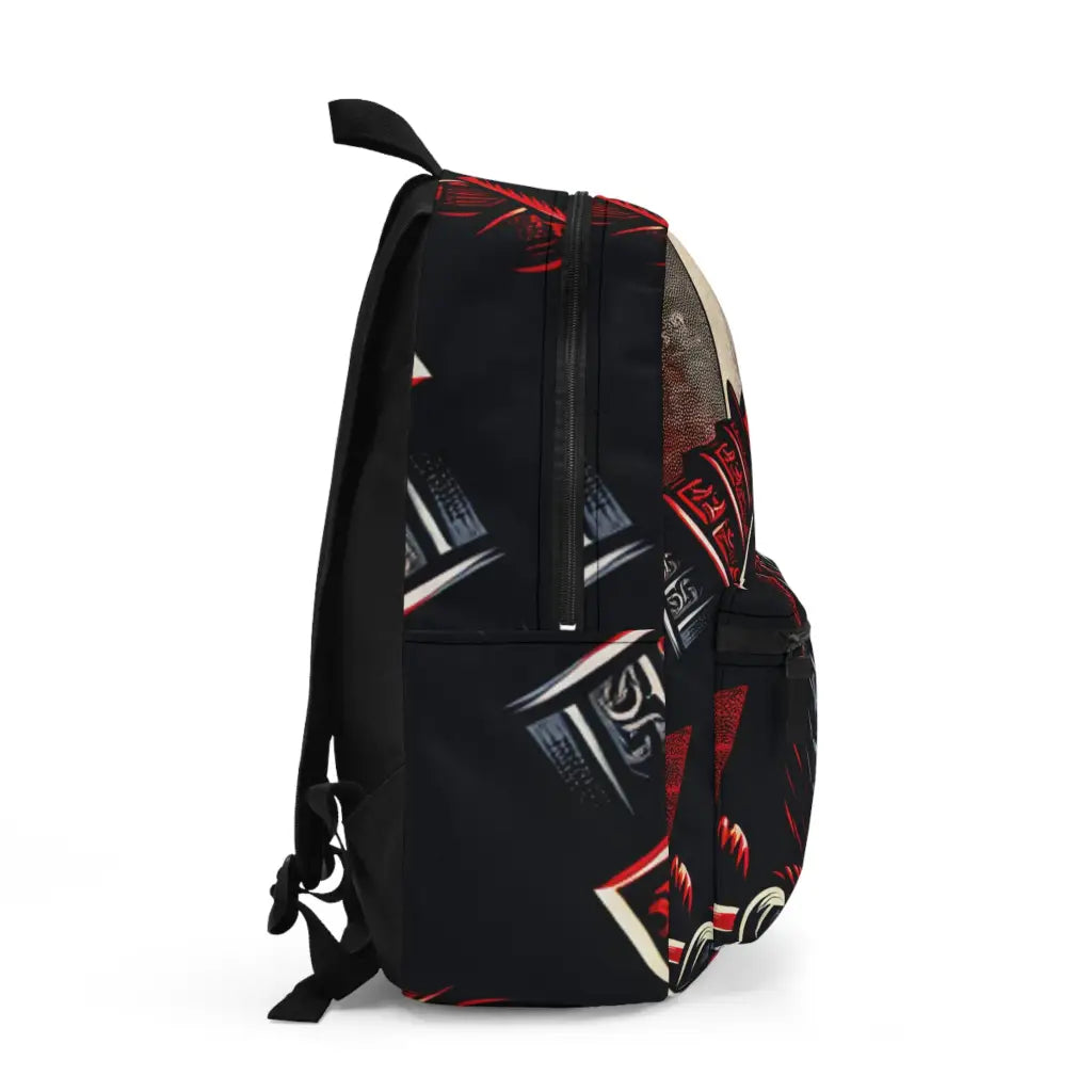 Samurai Warrior in Armor Backpack One size Bags