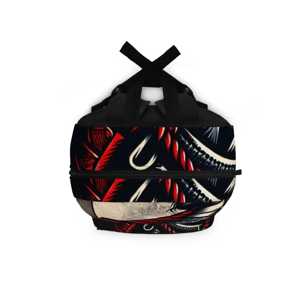 Samurai Warrior in Armor Backpack One size Bags
