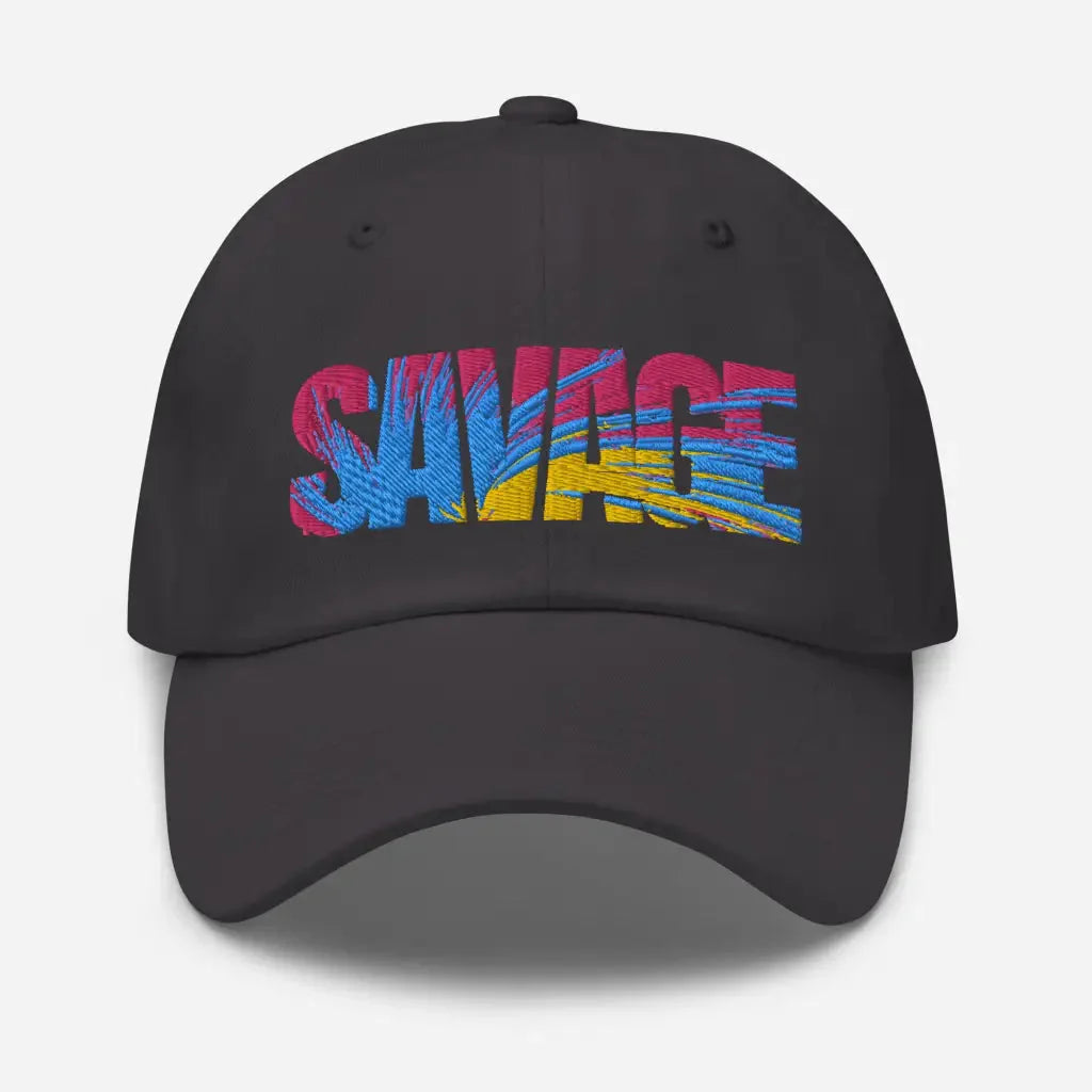 Savage Multi-Color Dad hat - Dark Grey - Hat