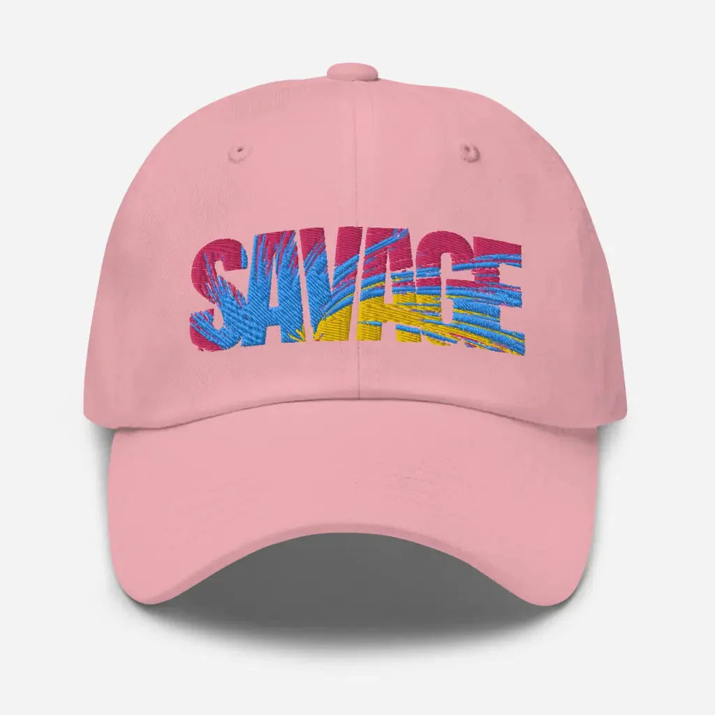 Savage Multi-Color Dad hat - Pink - Hat