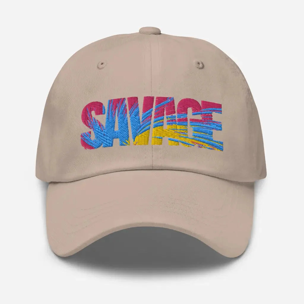 Savage Multi-Color Dad hat - Stone - Hat