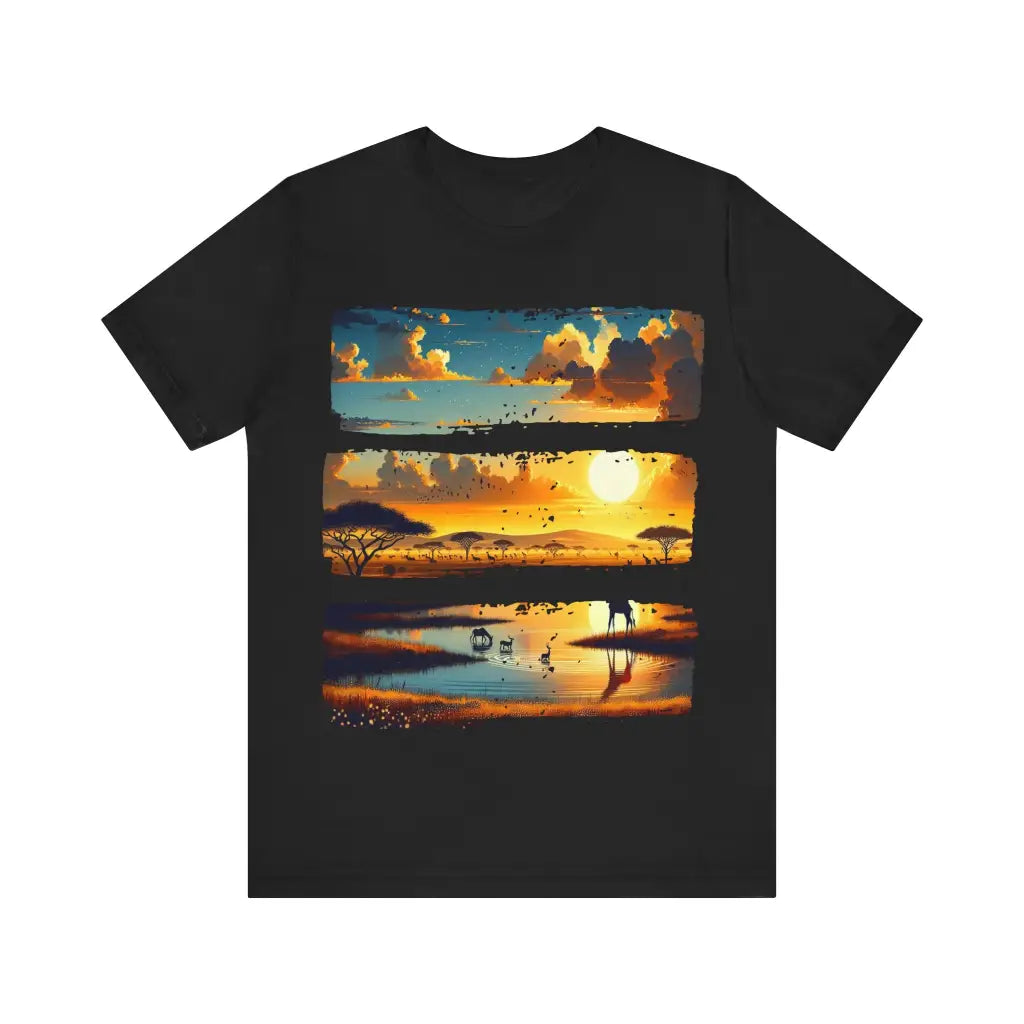 Savanna Daybreak Splendor Jersey Short Sleeve Tee Black / S