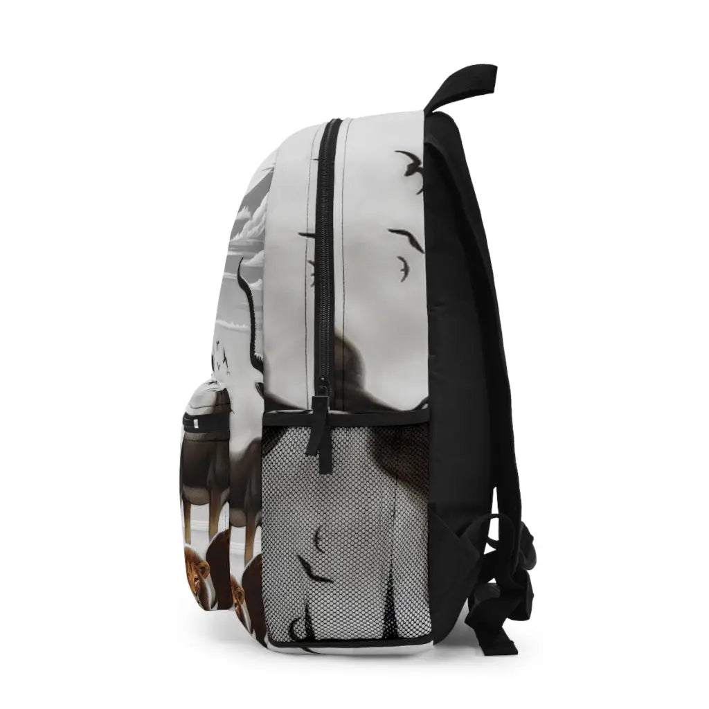 Savanna Wildlife Gathering Backpack One size Bags