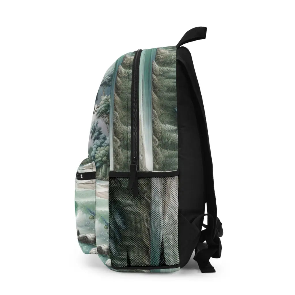 Seaside Reverie in Pastel Hues - Backpack - One size - Bags