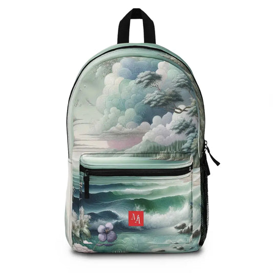 Seaside Reverie in Pastel Hues - Backpack - One size - Bags