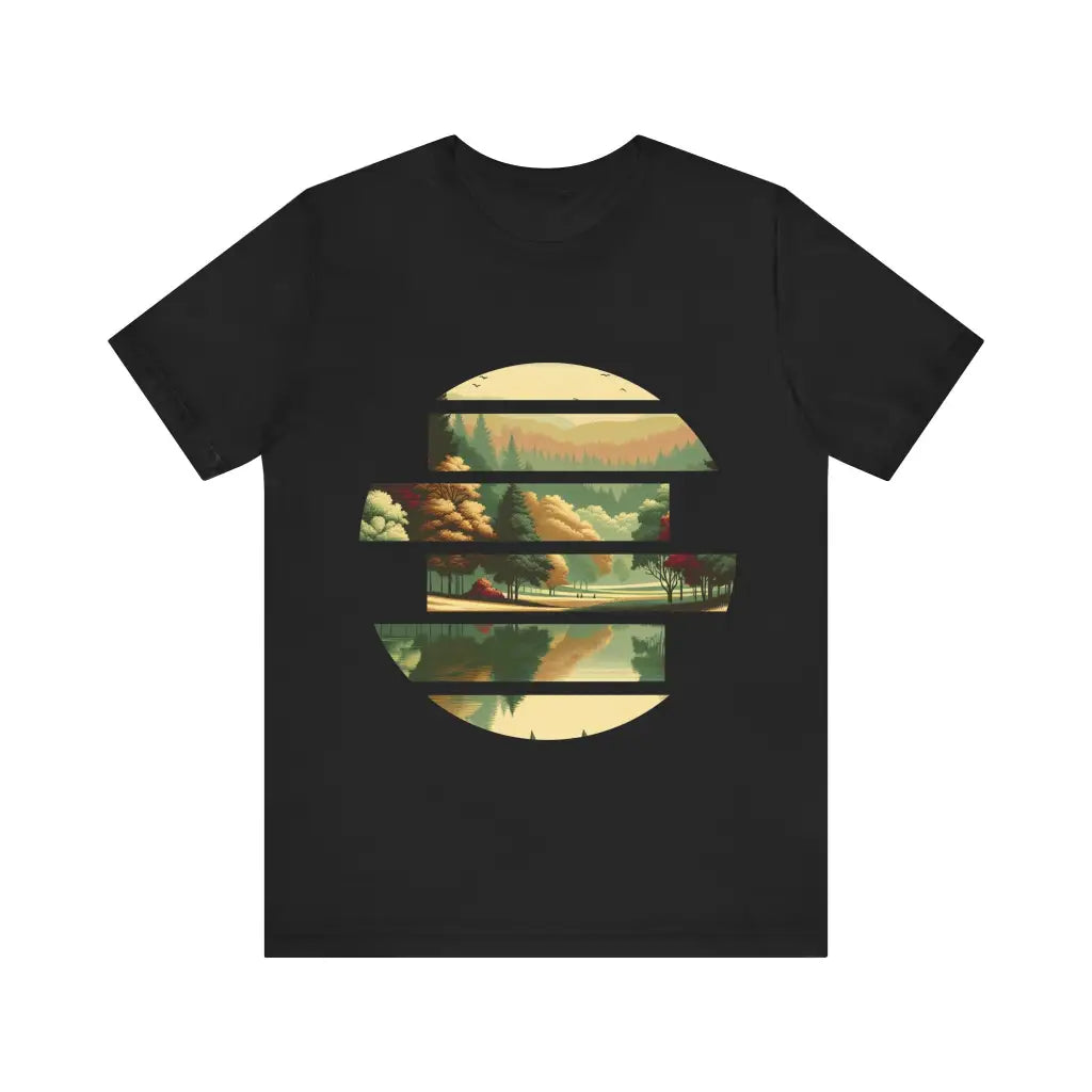 Seasons of Beauty Jersey Short Sleeve Tee Black / S T Shirt