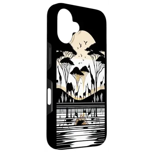 Serene Safari: A Reflection of Wildlife Case (iPhone Select