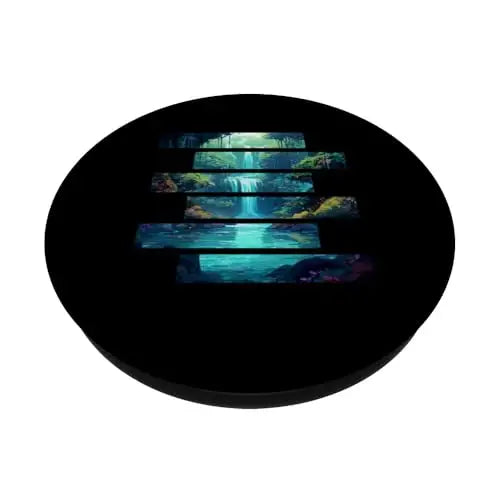 Serenity Falls: Hidden Jungle Cascades PopSockets Swappable