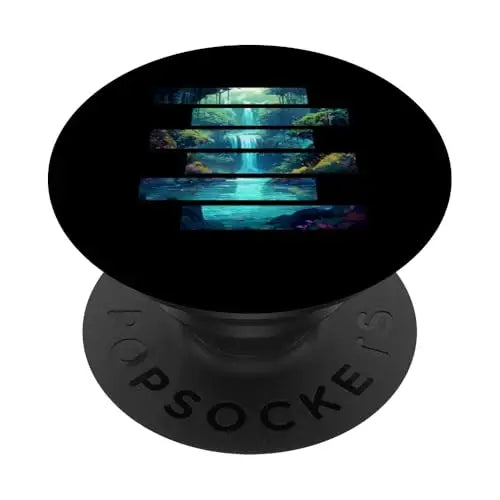 Serenity Falls: Hidden Jungle Cascades PopSockets Swappable