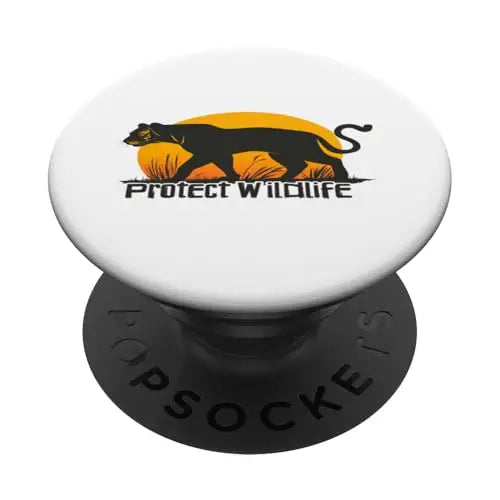Shadow Guardian: Wildlife Protection PopSockets Swappable