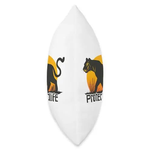Shadow Guardian: Wildlife Protection Throw Pillow Home
