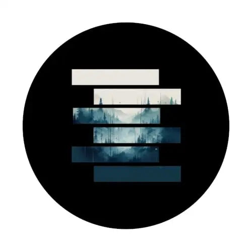 Silent Forest Mornings in Whispering Woods PopSockets