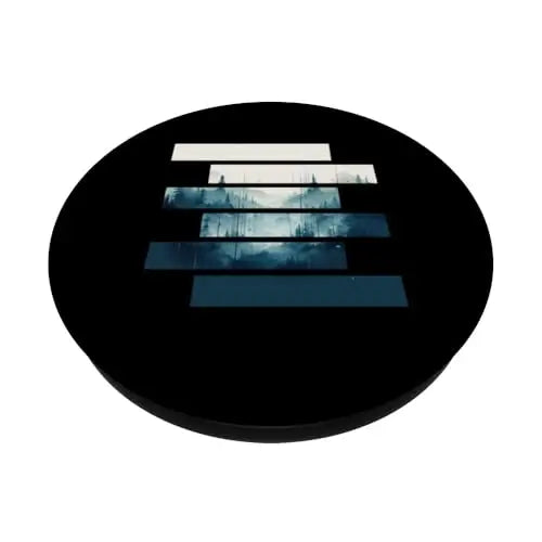 Silent Forest Mornings in Whispering Woods PopSockets