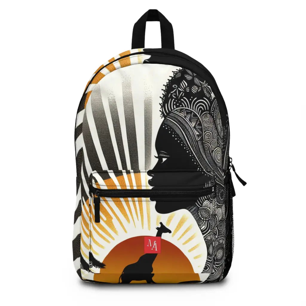 Silhouette Harmony in the Savanna Backpack One size Bags