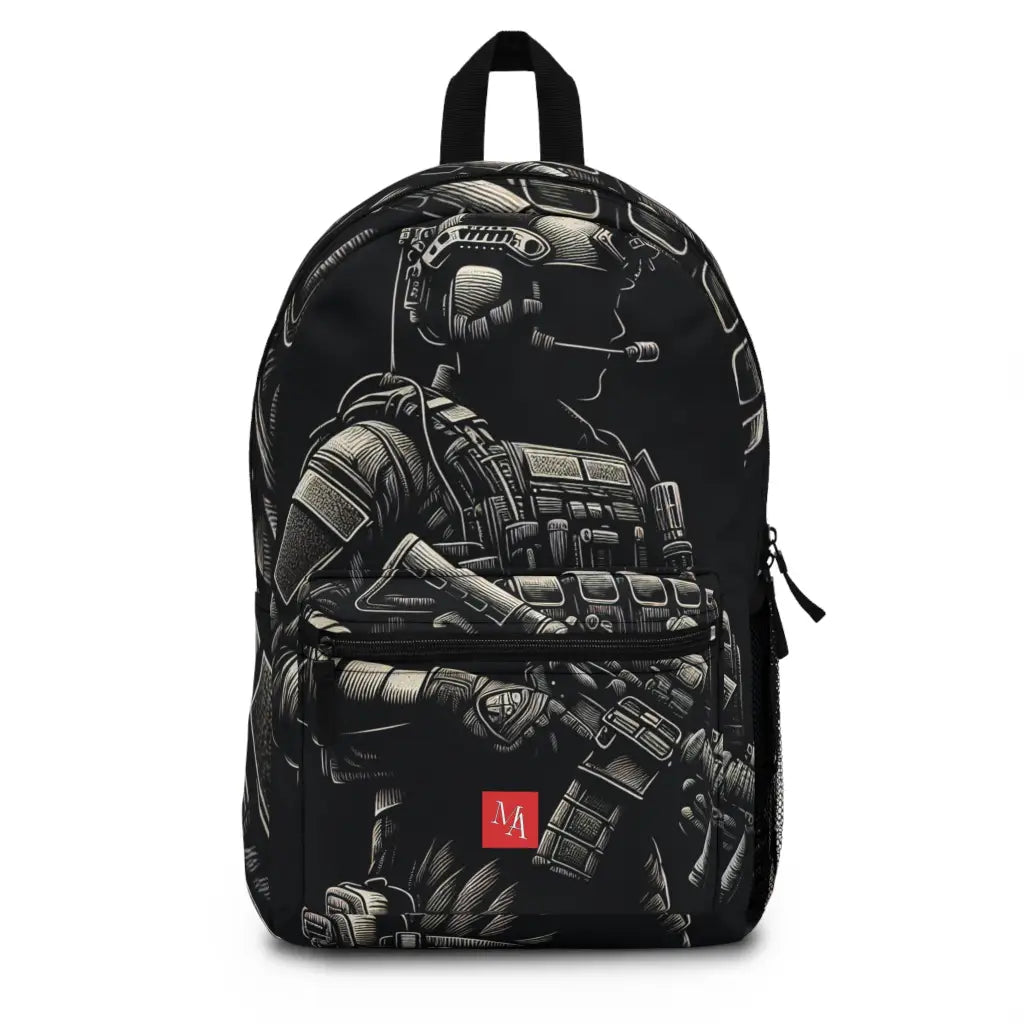 Silhouette of Duty Backpack One size Bags