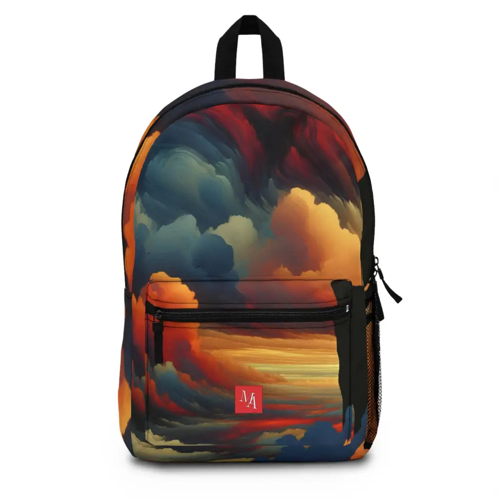 Silhouette on the Cliff Backpack One size Bags