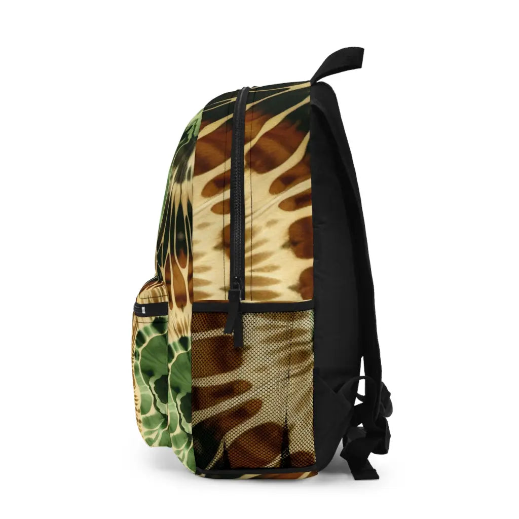 Skull Patterns in Earthy Hues - Backpack - One size - Bags