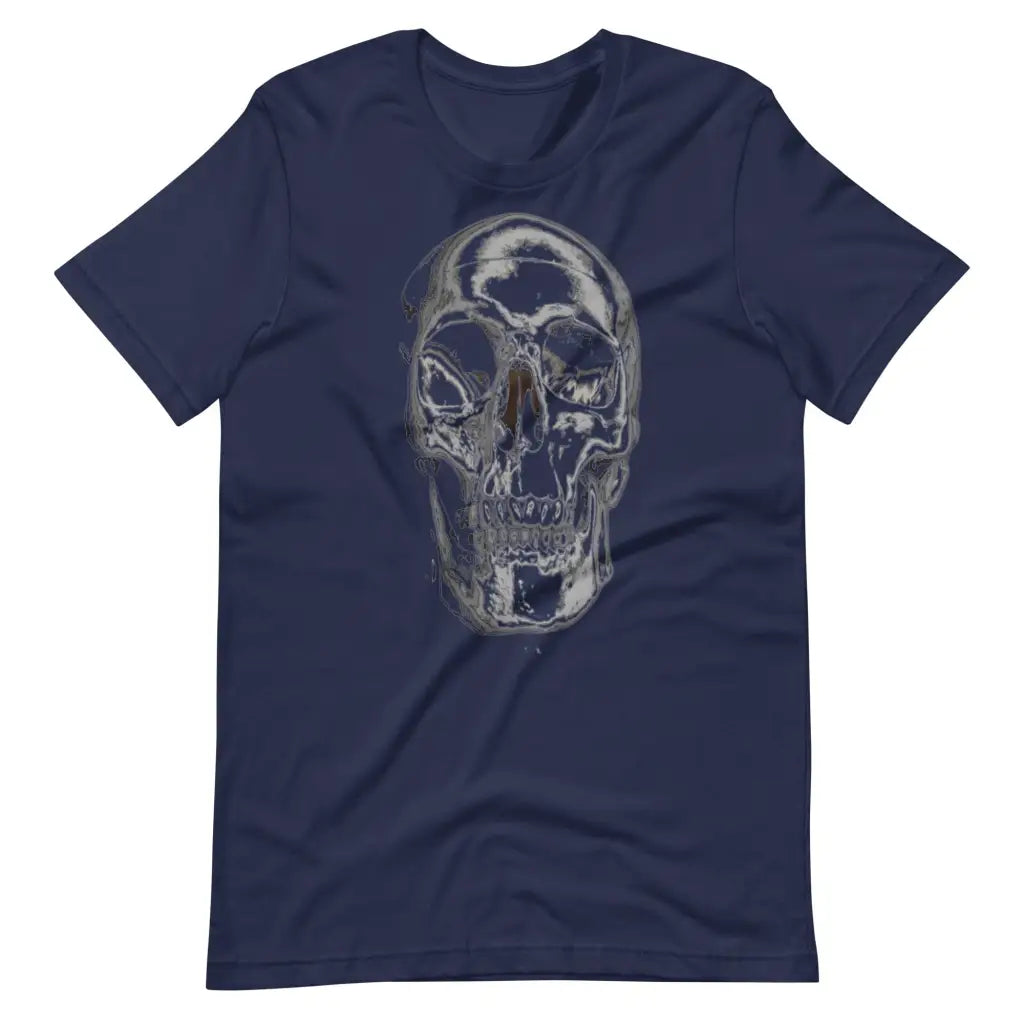 Skull Short-Sleeve Unisex T-Shirt - Navy / XS