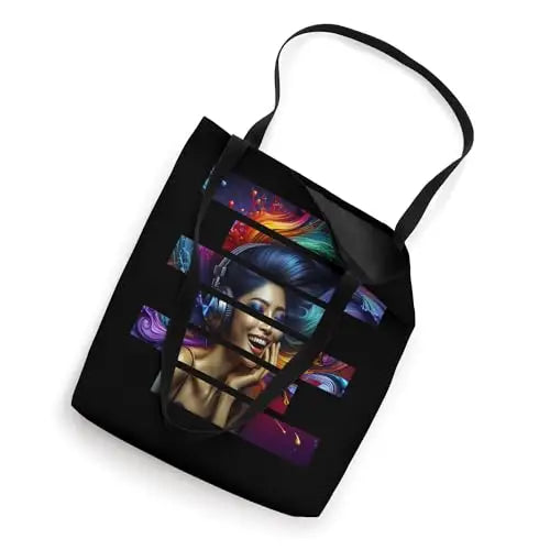 Sonic Bliss Harmonic Waves Tote Bag Apparel