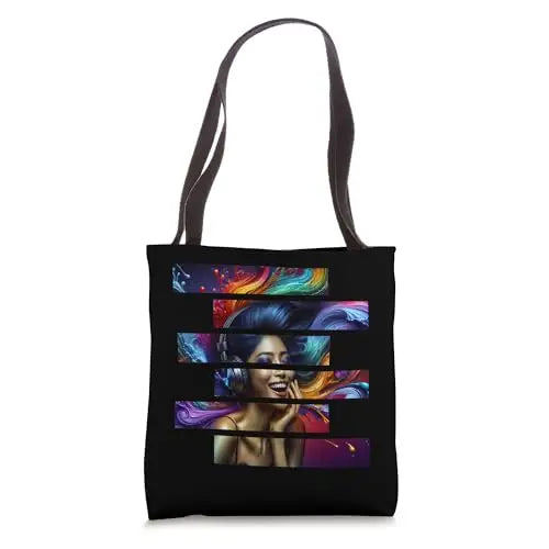 Sonic Bliss Harmonic Waves Tote Bag Apparel