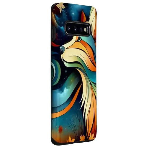 Spectrum Paws: A Dog’s Tale Against a Rainbow Backdrop Case