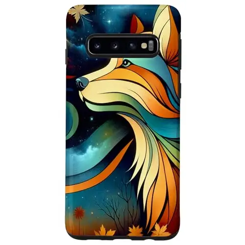 Spectrum Paws: A Dog’s Tale Against a Rainbow Backdrop Case