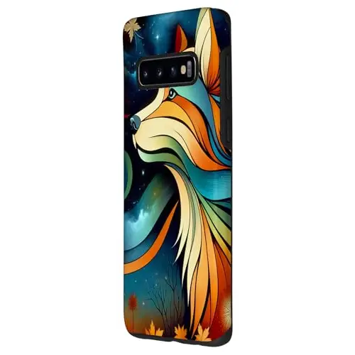 Spectrum Paws: A Dog’s Tale Against a Rainbow Backdrop Case