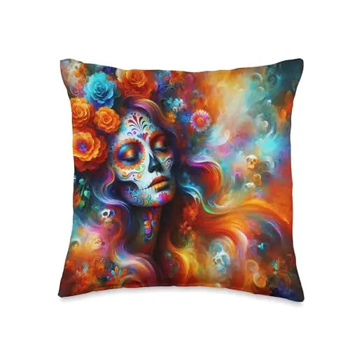 Spirit of the Soul: Día de los Muertos Radiance Throw