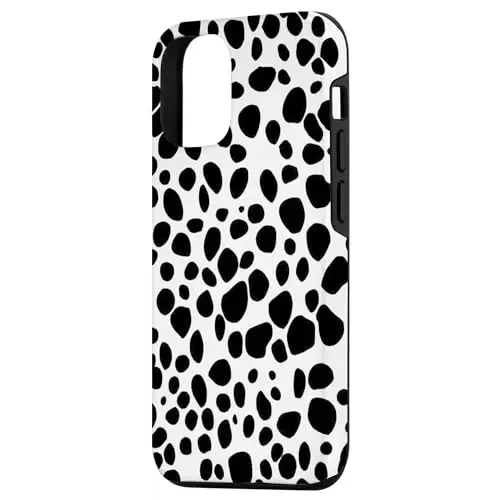 Spotted Dots Symphony: Dynamic Dalmatian Print Pattern Case