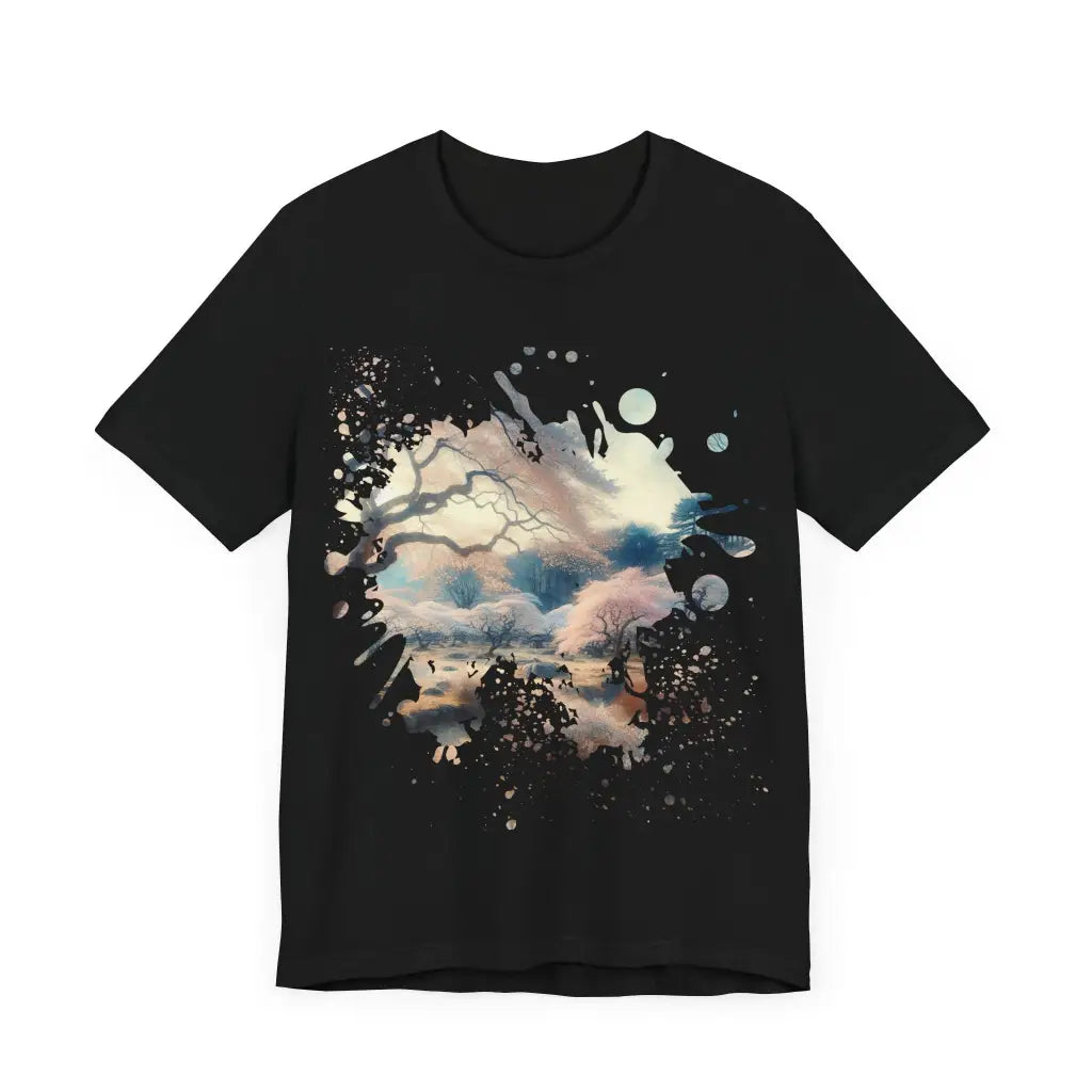 Springtime Serenade on Canvas - Jersey Short Sleeve Tee