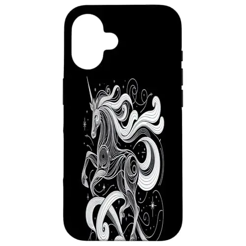 Stellar Grace: The Cosmic Unicorn Case (iPhone Select