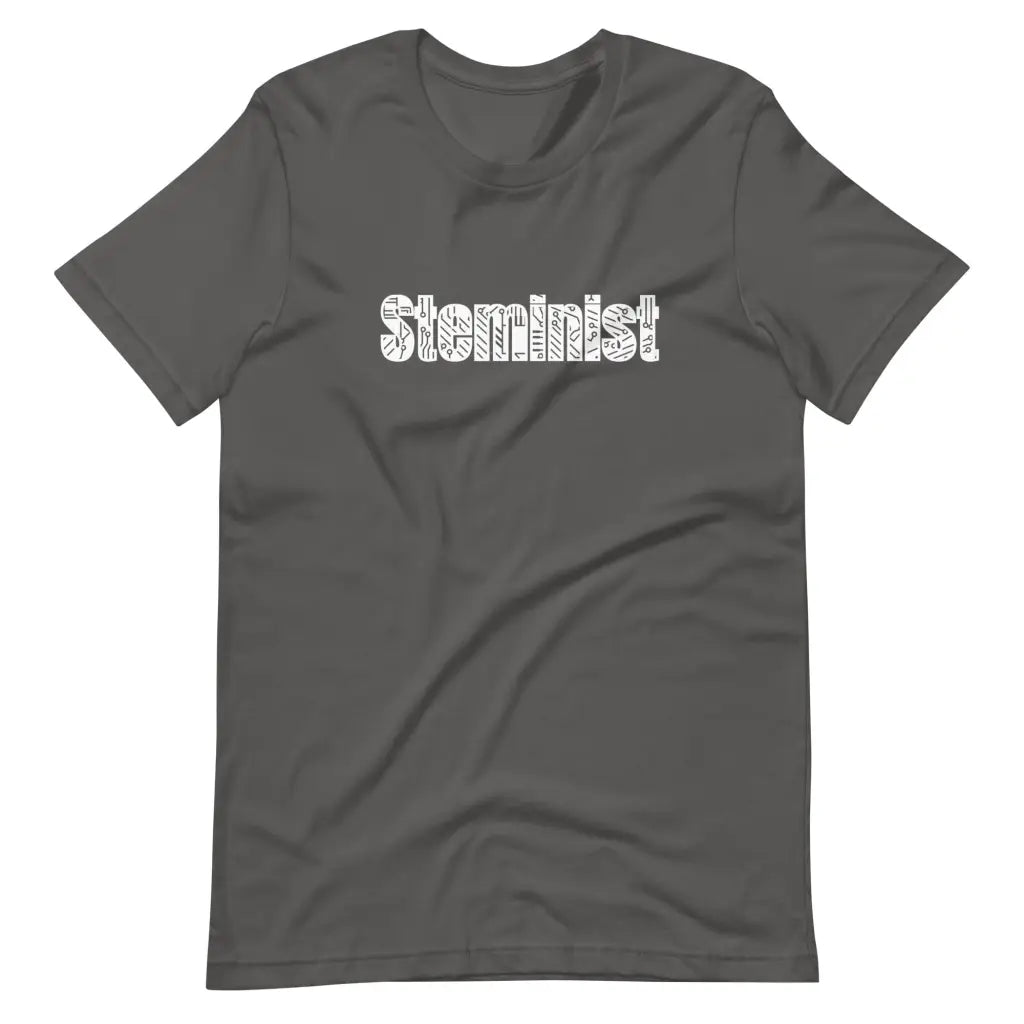 Steminist Short-sleeve unisex t-shirt - Asphalt / S