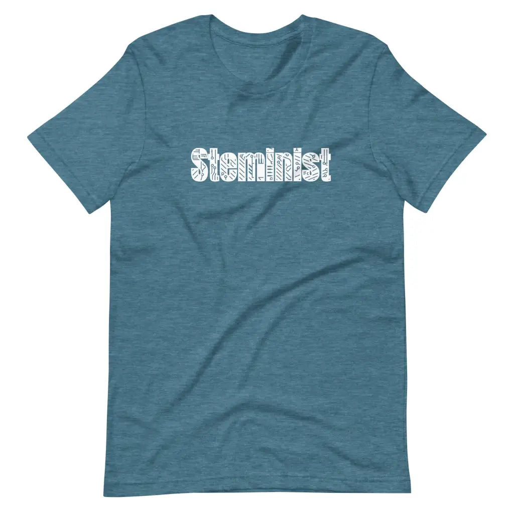 Steminist Short-sleeve unisex t-shirt - Heather Deep Teal