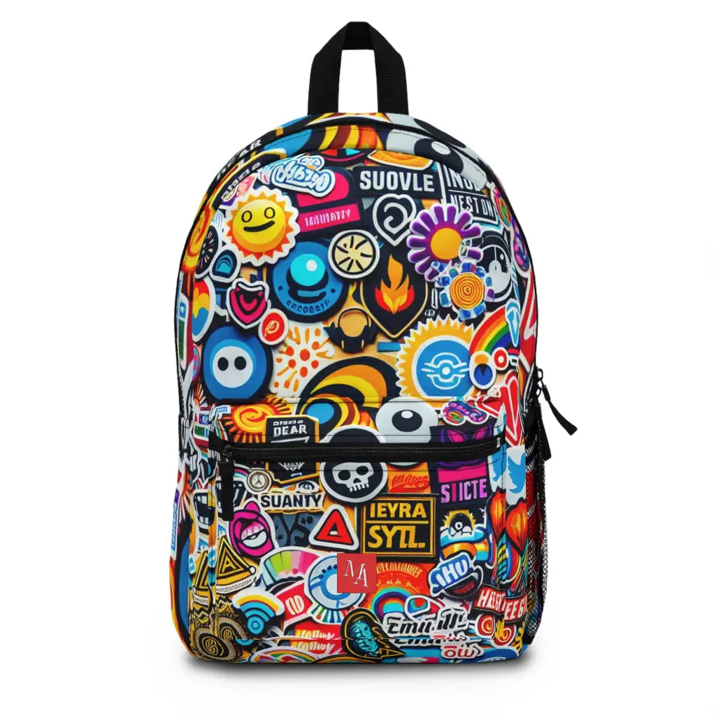Sticker Collage Extravaganza Backpack One size Bags