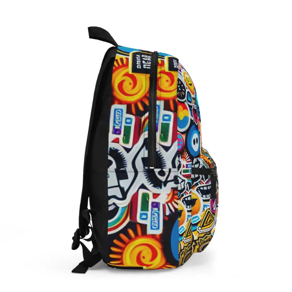 Sticker Collage Extravaganza Backpack One size Bags