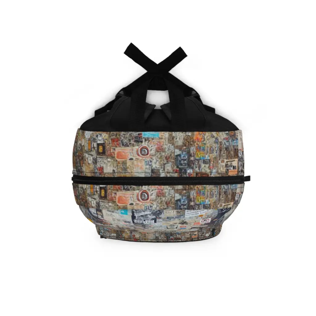 Street Art Collage Backpack One size Bags